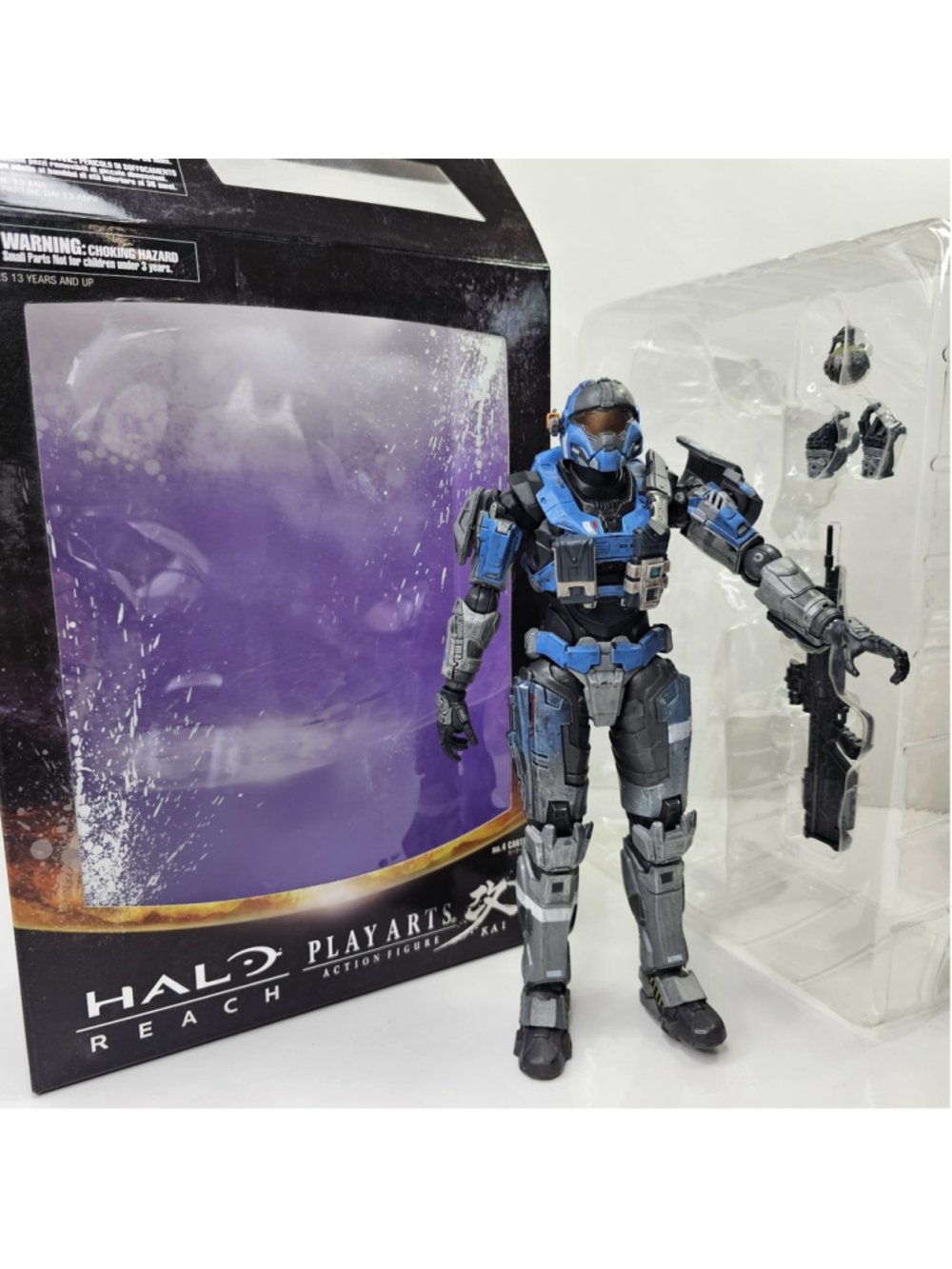 HALO Reach Play Arts Kai Carter Action Figure No.4 Articulated